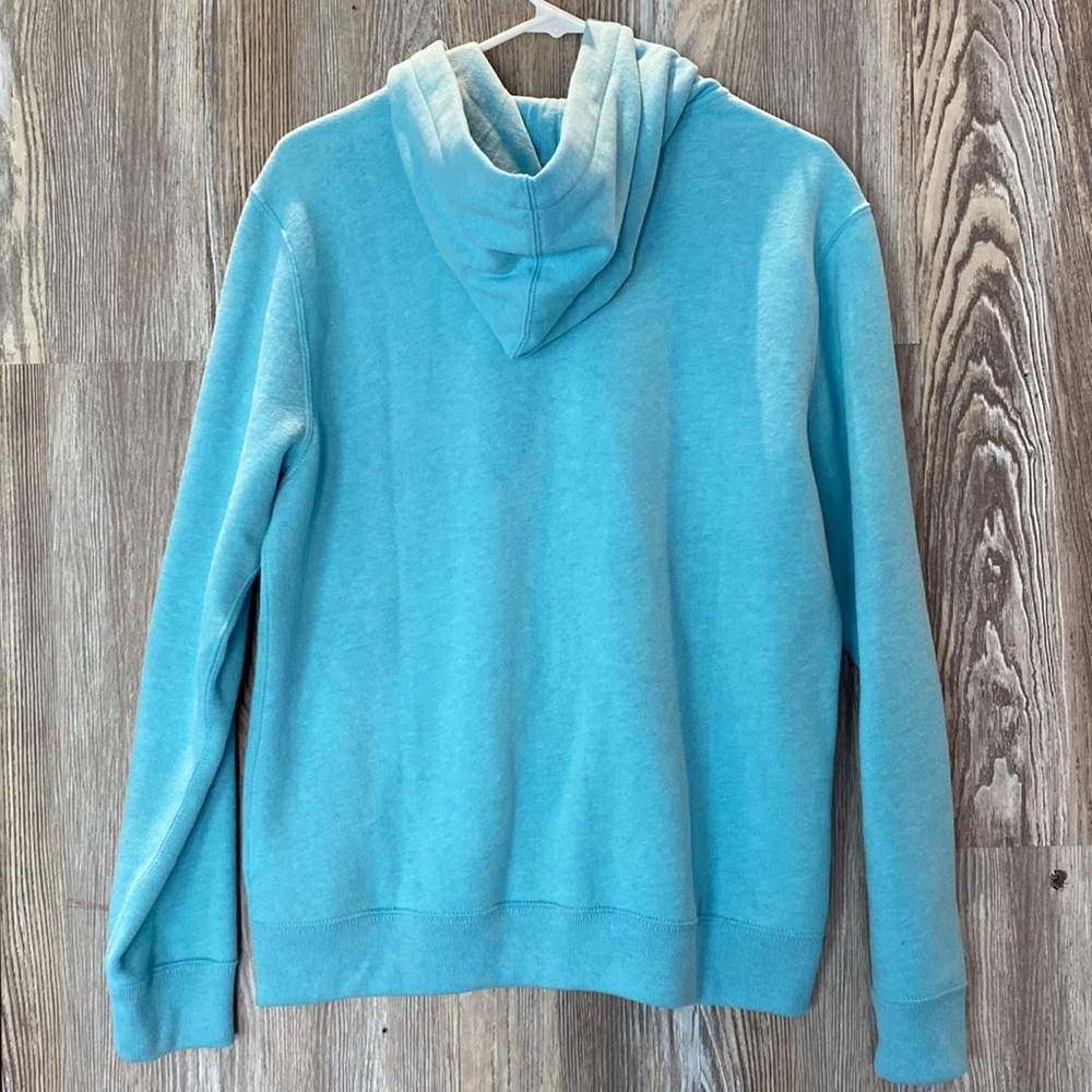 Ralph Lauren Blue Zip-Up Hoodie Soft Fleece Sweatshirt - Picture 3 of 5